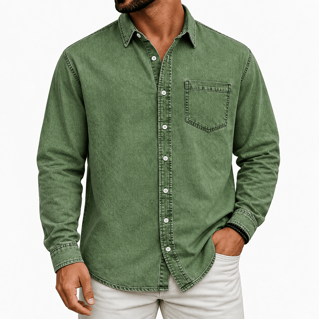 Wyatt | Washed Denim Shirt