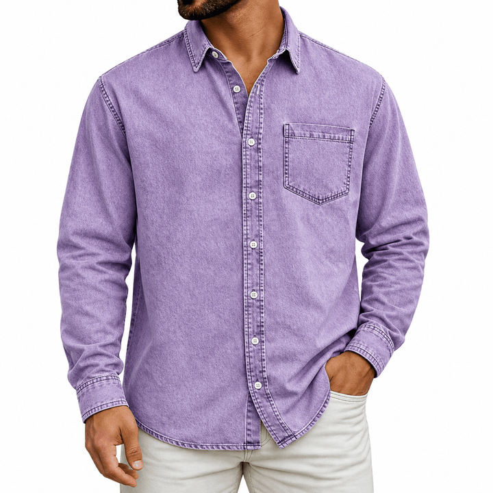 Wyatt | Washed Denim Shirt
