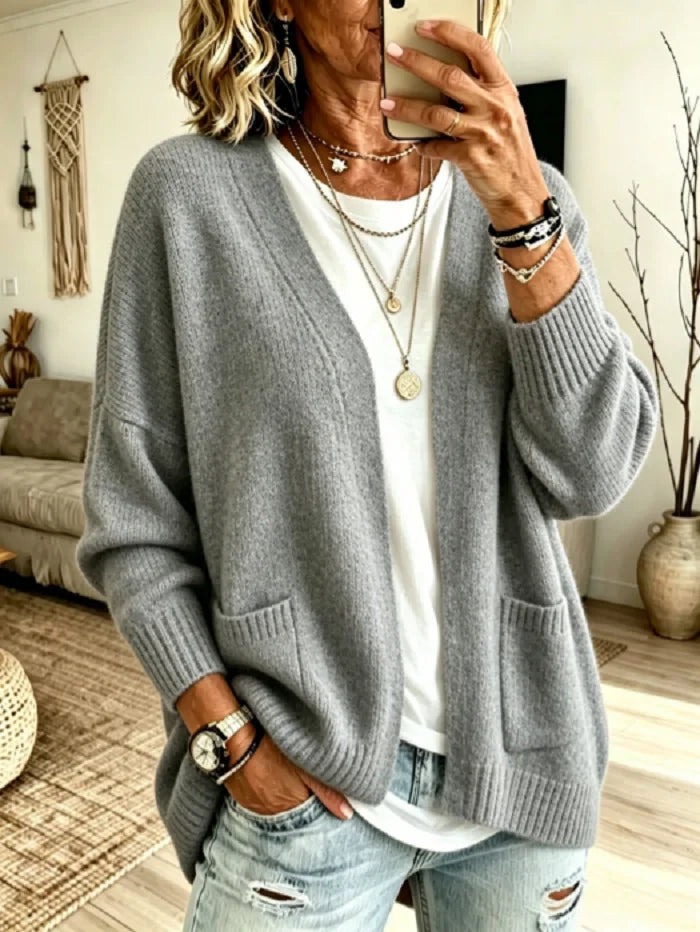 Beverly | Cozy Open-Front Cardigan
