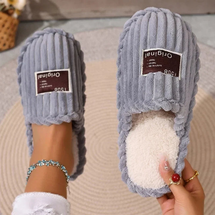 Marlene | Plush-Lined Padded Slippers