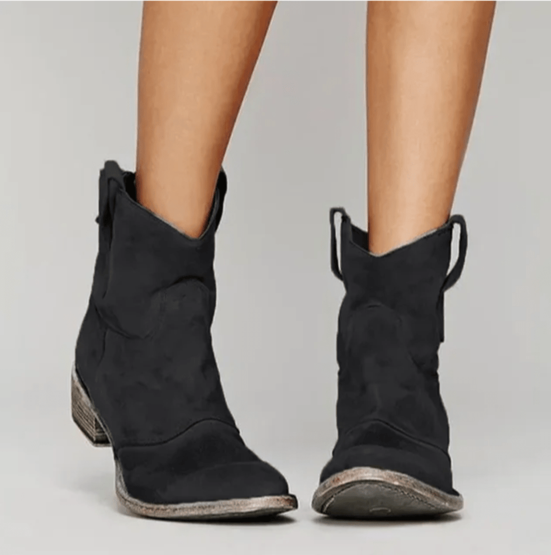 Tessa | Western Pull-On Ankle Boots