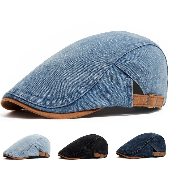 Walter | Classic Denim Flat Cap