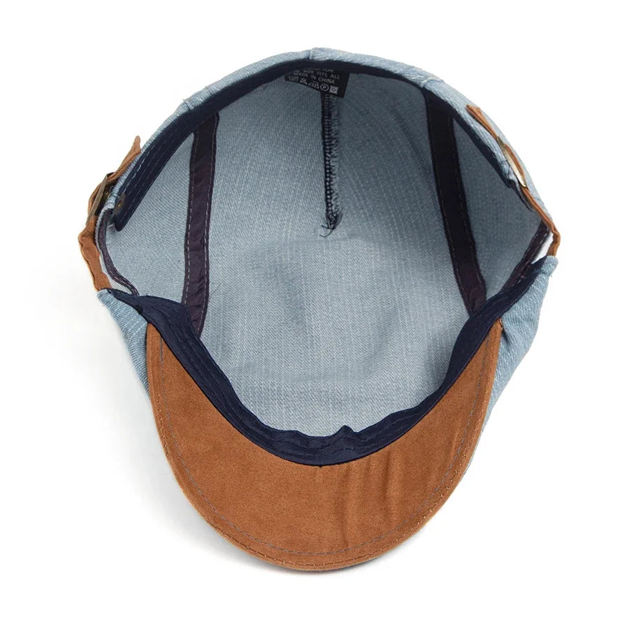 Walter | Classic Denim Flat Cap