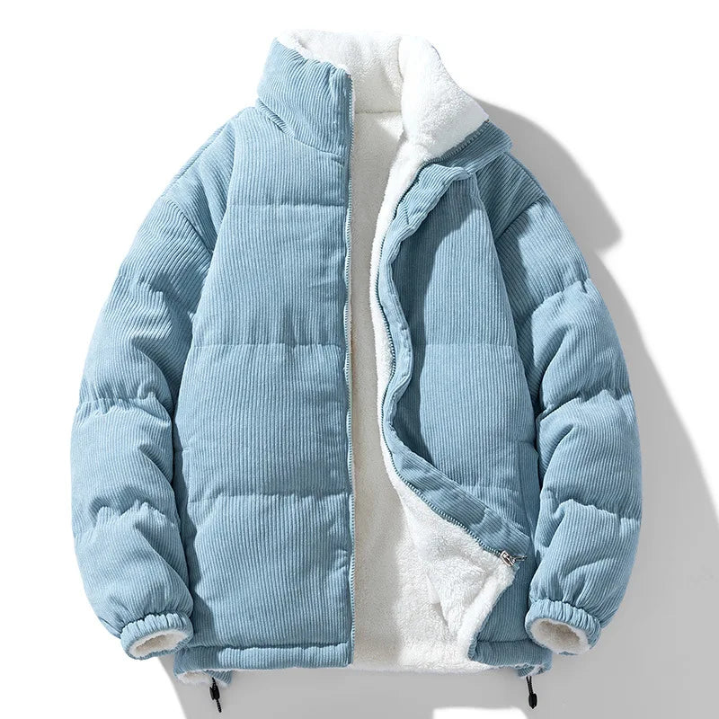 Elliot | Soft Corduroy Quilted Puffer Jacket