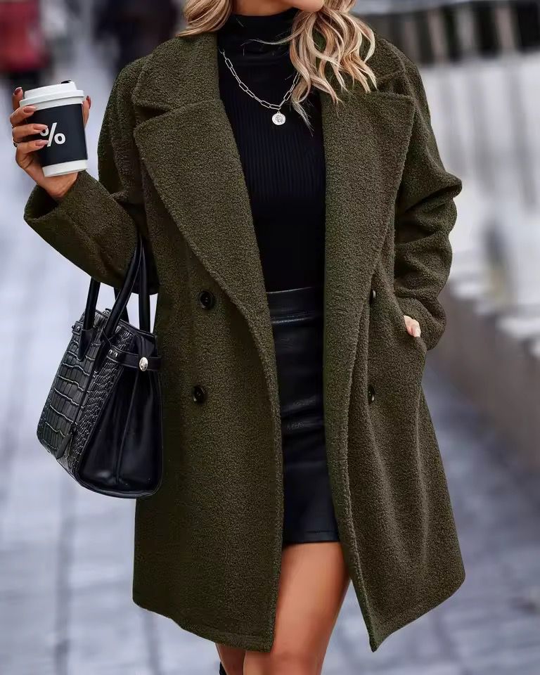 Delia | Button Pocket Coat