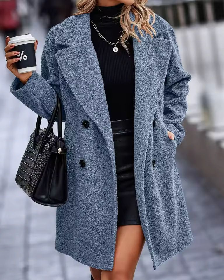 Delia | Button Pocket Coat