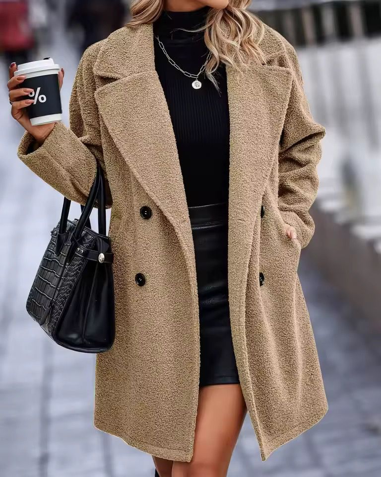 Delia | Button Pocket Coat
