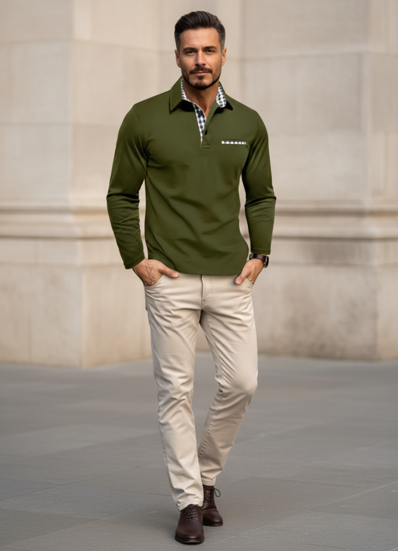 Chase | Men’s Long-Sleeve Polo
