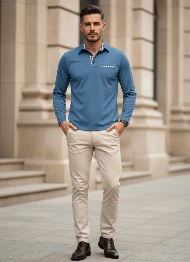 Chase | Men’s Long-Sleeve Polo
