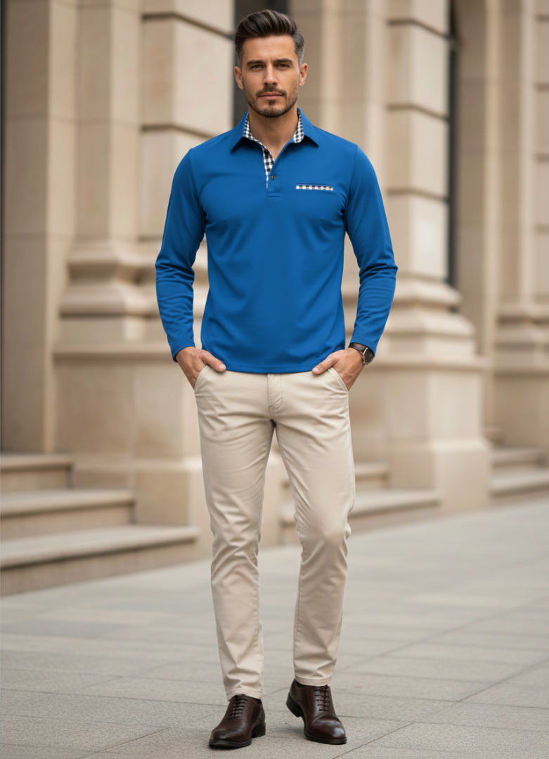 Chase | Men’s Long-Sleeve Polo