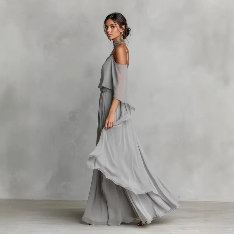 Veloura | Elegant Flowing Maxi Dress