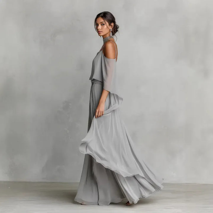 Veloura | Elegant Flowing Maxi Dress