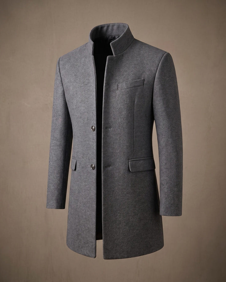 Lowell | Stand Collar Overcoat