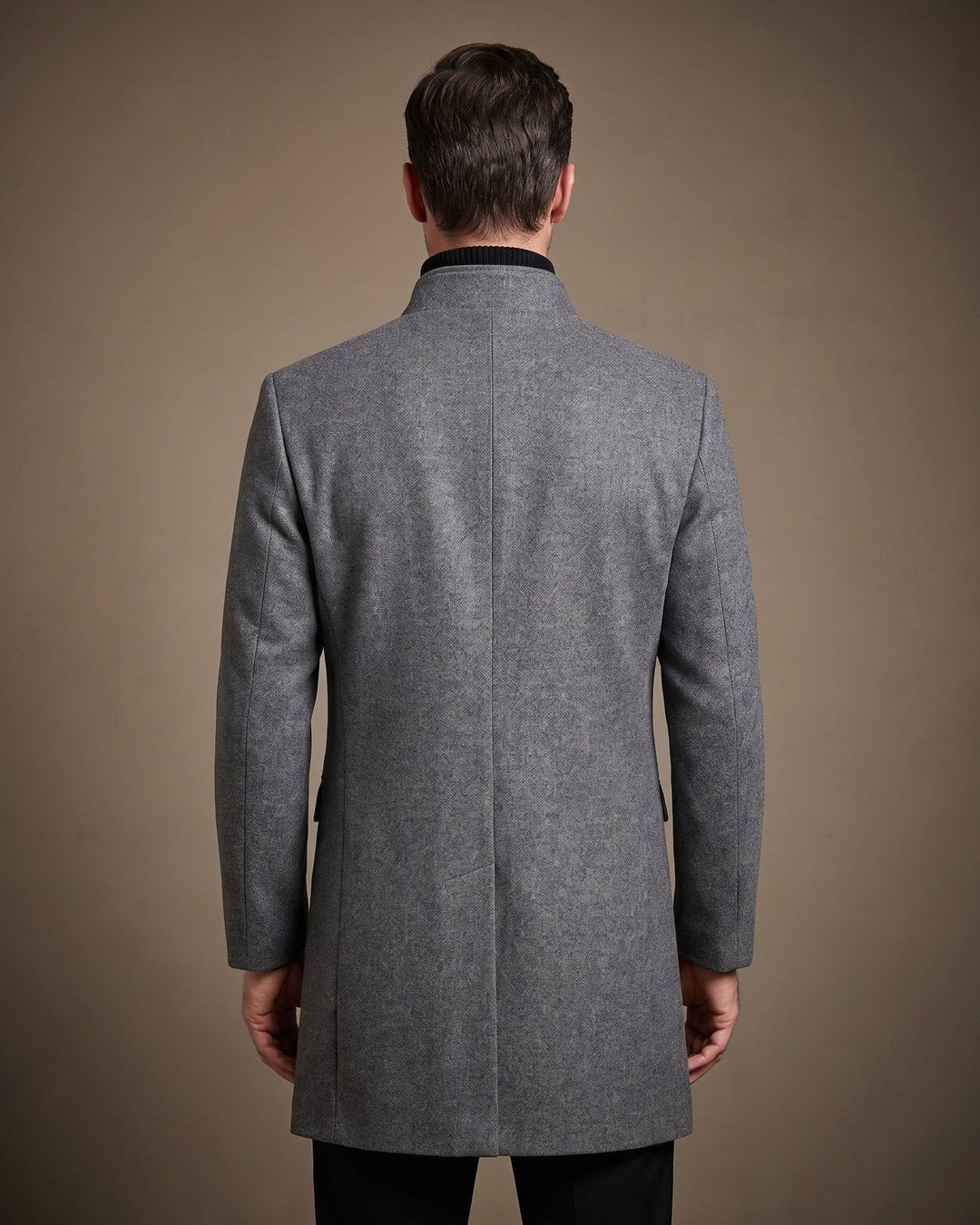 Lowell | Stand Collar Overcoat