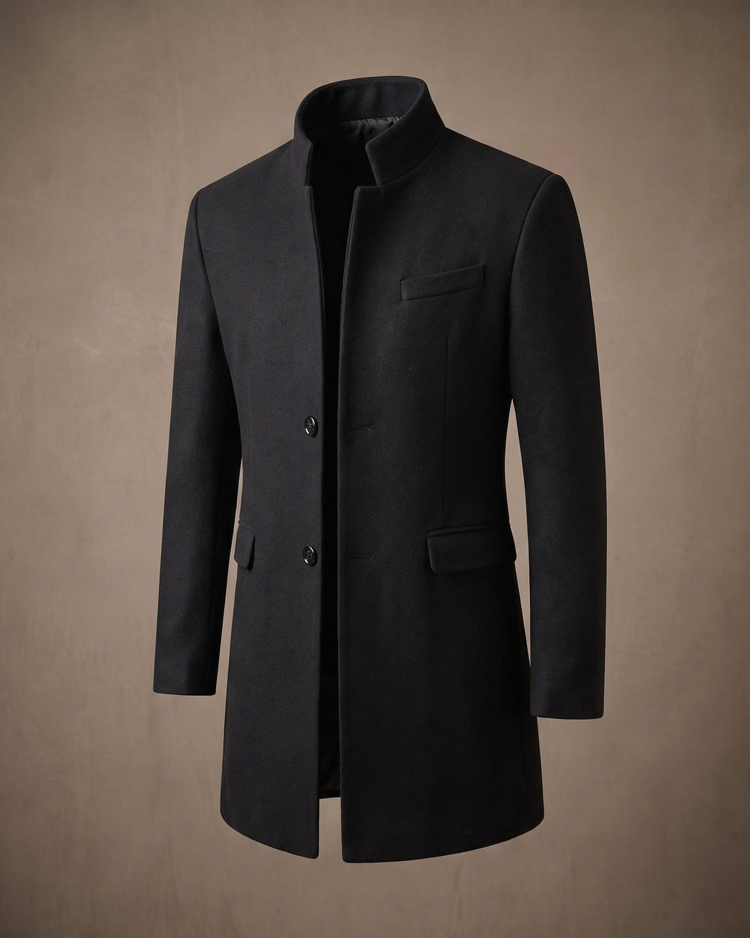 Lowell | Stand Collar Overcoat