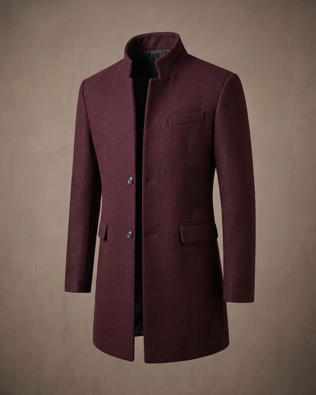 Lowell | Stand Collar Overcoat