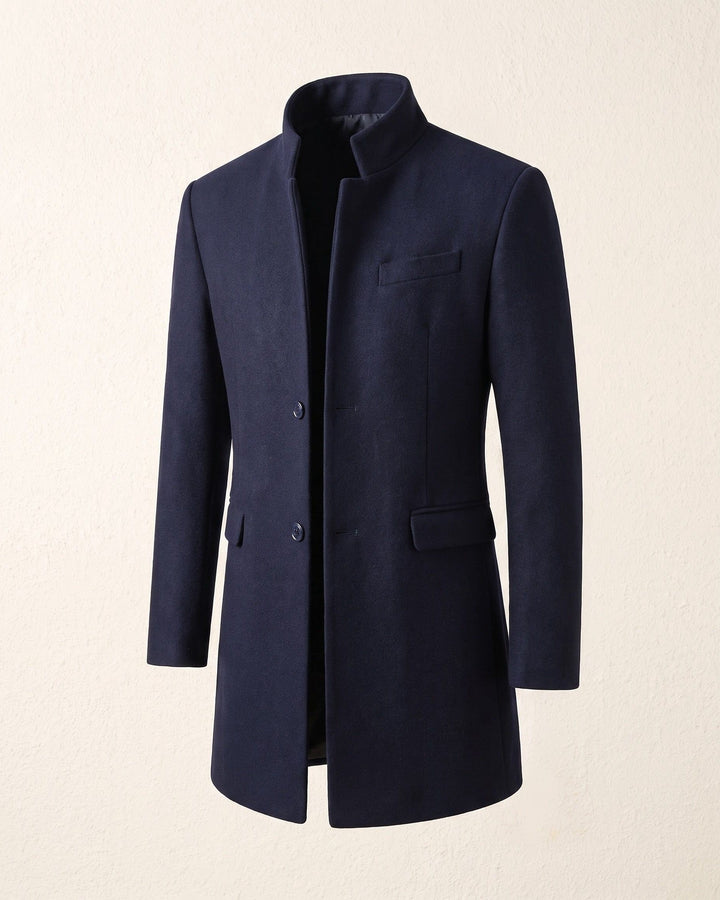 Lowell | Stand Collar Overcoat