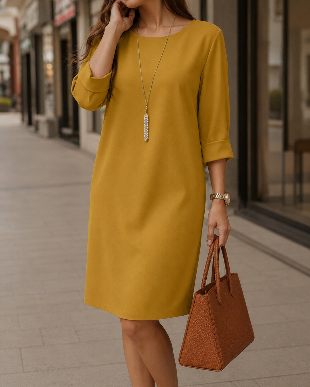 Eleanor | Soft Flow Midi Dress