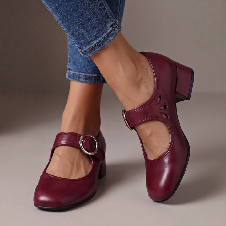 Georgia | Comfort Ankle Strap Pumps