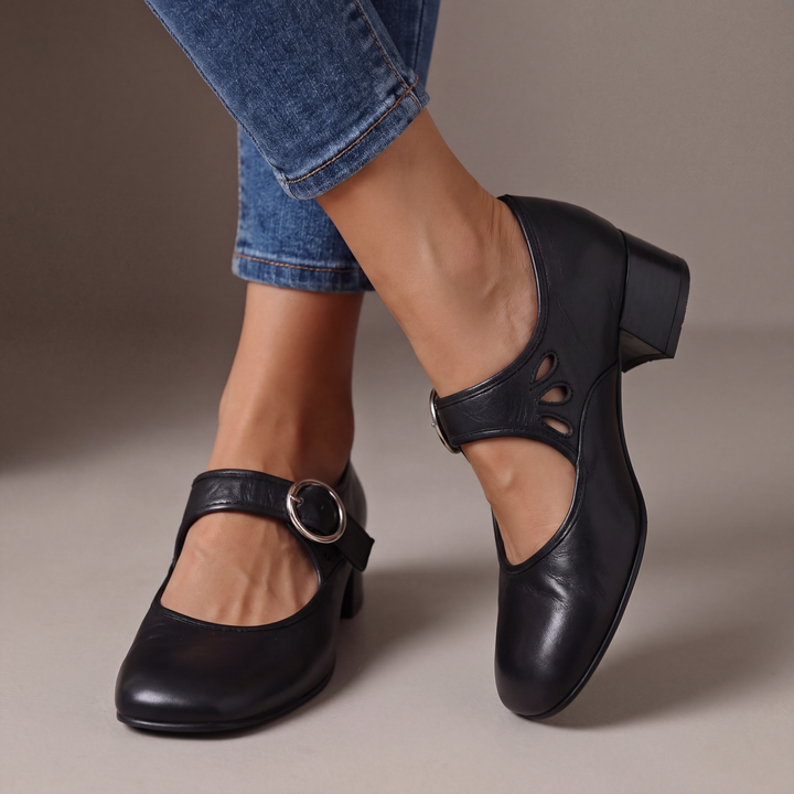 Georgia | Comfort Ankle Strap Pumps