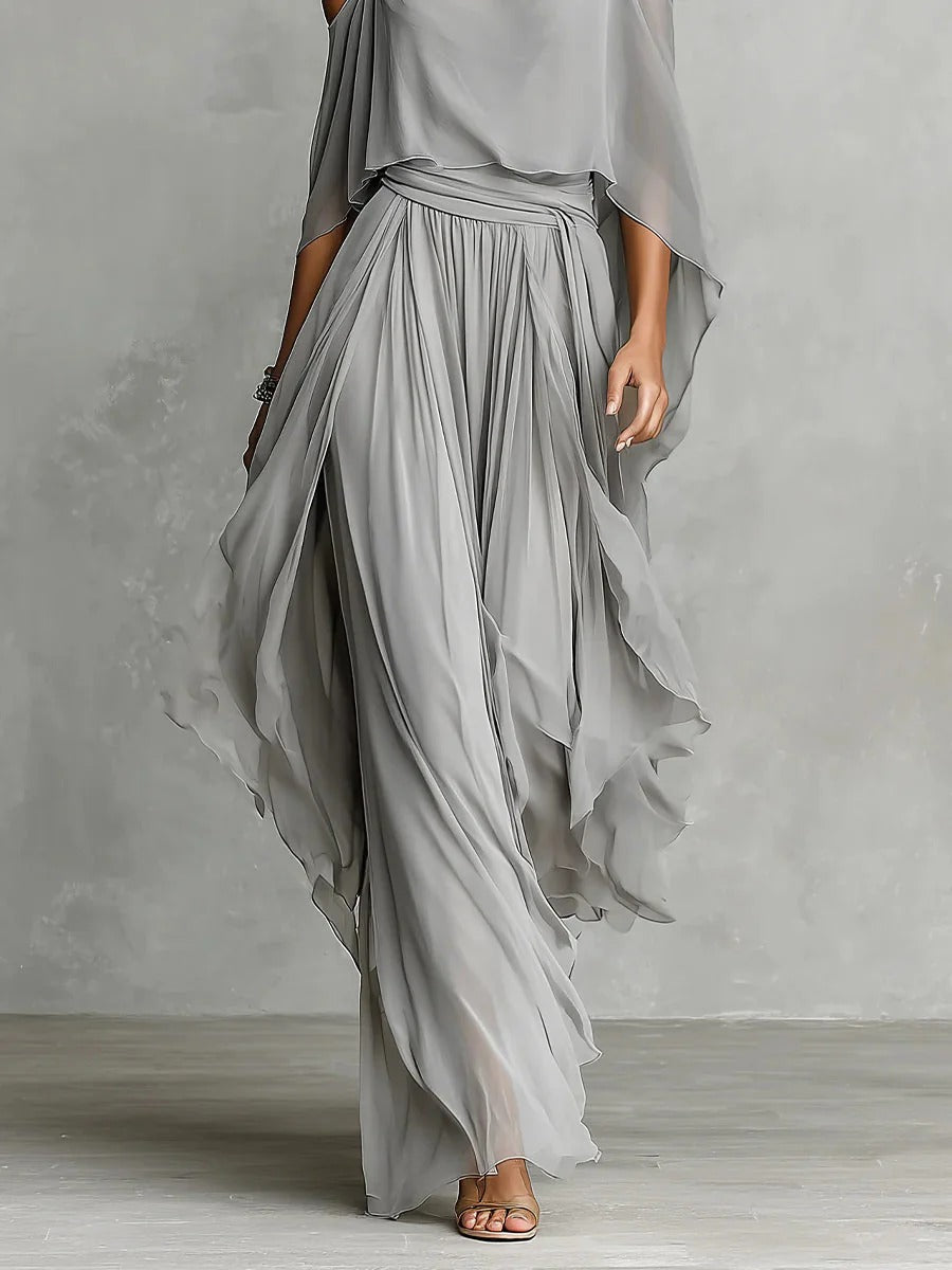 Veloura | Elegant Flowing Maxi Dress