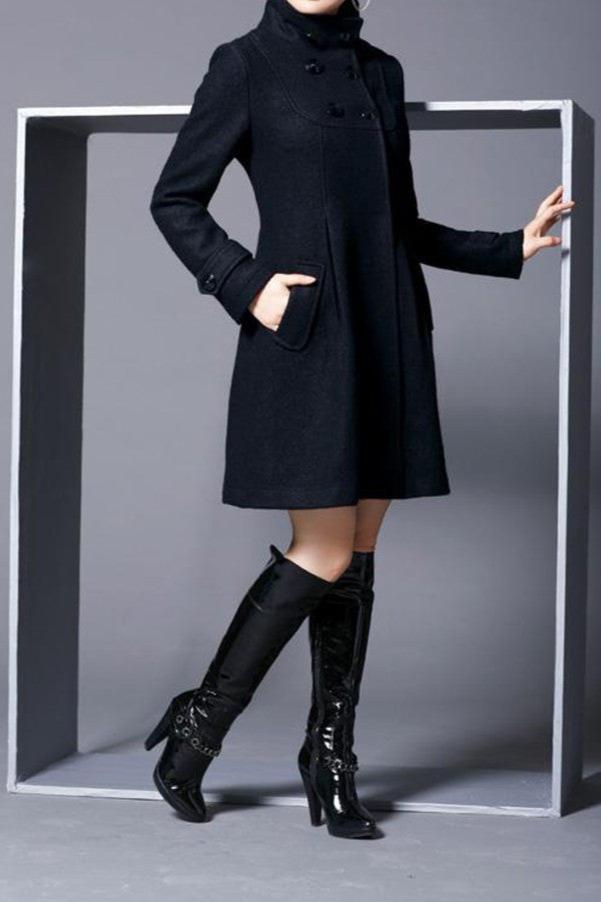 Margot | Elegant Hooded Scarf Coat