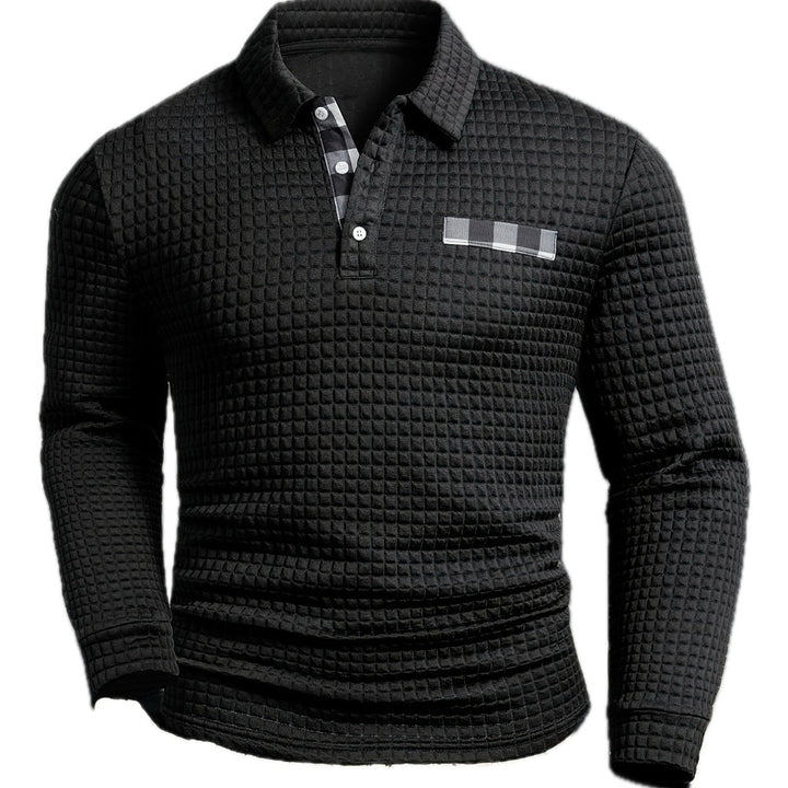 Stanley | Structured Long-Sleeve Polo