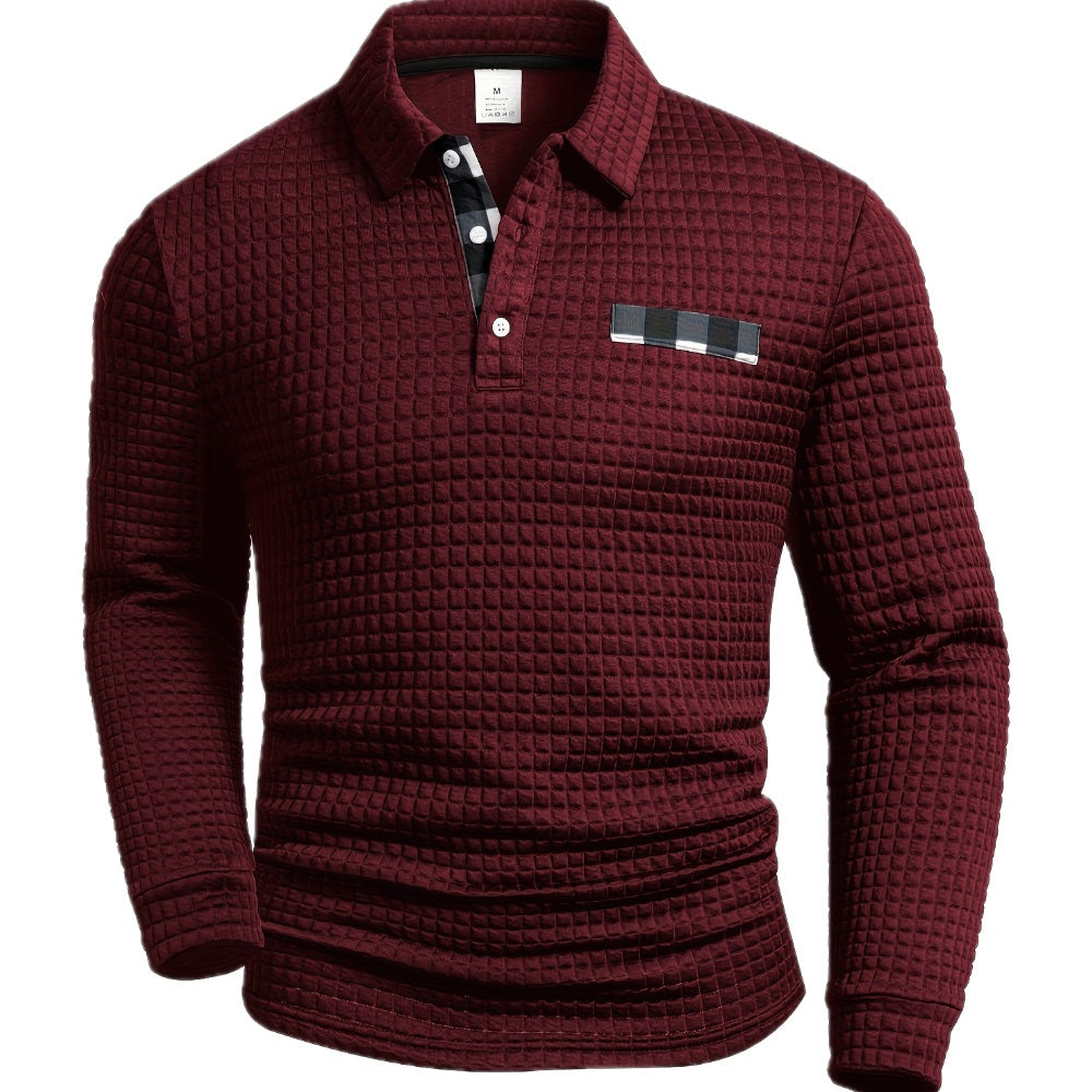 Stanley | Structured Long-Sleeve Polo