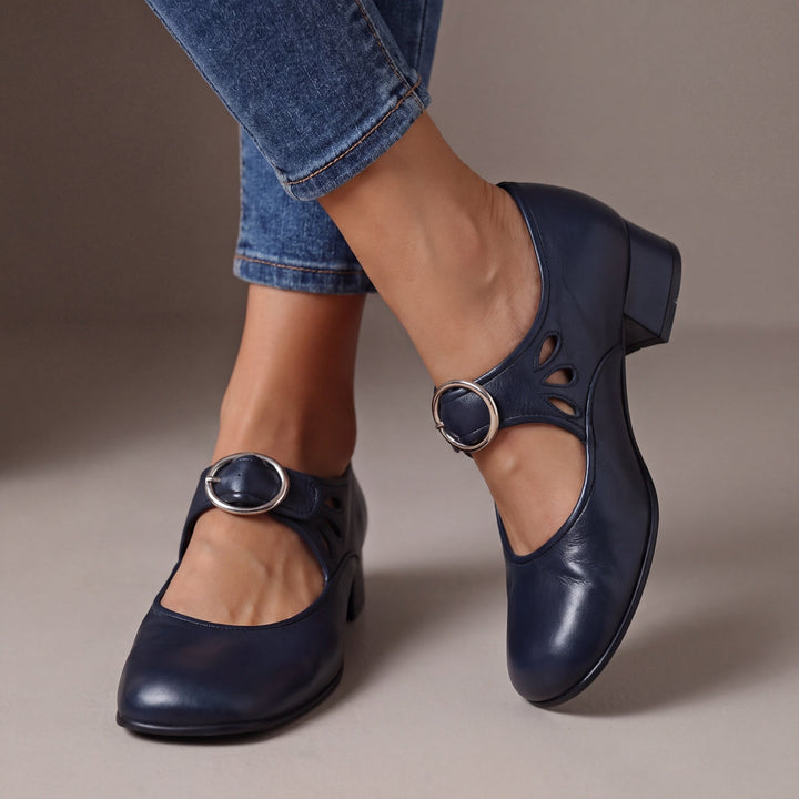 Georgia | Comfort Ankle Strap Pumps