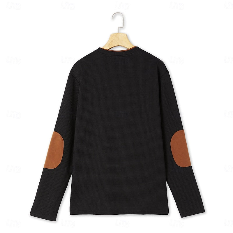 Raymond | Textured Long-Sleeve Henley